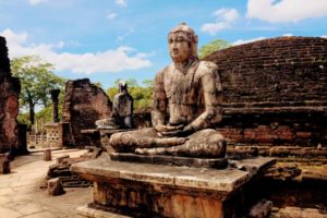 Statue de Buddha sur le site de Polonnaruwa